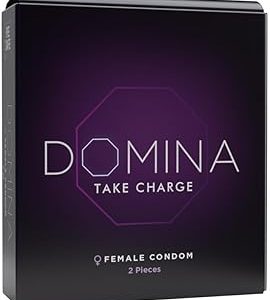 Domina Female Condom with Soft Inner Sponge No Artificial Colour Made with Natural Rubber Latex Lavender Fragrance Wit Bangladesh (New)
