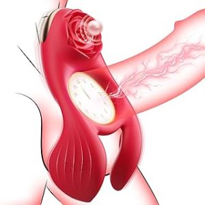 Vibrating Cock Ring Couples Game sexx Toys for Men Women Male Peniss Ring Silicone Sleeve Adult Toys Rose Tool with 3 Motor Bangladesh (New)
