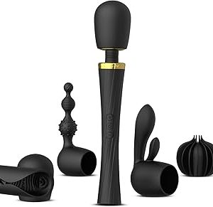Tracy s Dog Wand Vibratorr Kit Cordless Massager with 4 Silicone Attachments for Clitoral G Spot Anal Peniss Stimulatio Bangladesh (New)