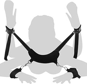 Double Couple BDSMS Bed Restraints Kit sexx Toys Wrist Leg Restraint Straps Hand Ankle Cuffs Adults Bed sexx Bondage Restr Bangladesh (New)