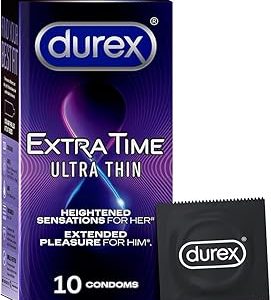 Durex Extra Time Ultra Thin Condom 10 Count Bangladesh (New)