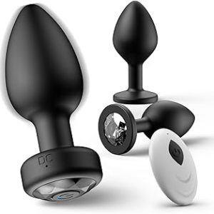 Anal Plug sexx Toys Vibratorr – Silicone Butt Plugs Training Kit with Remote Control 10 Vibration Modes Prostate Massager Bangladesh (New)