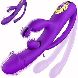 Vibratorr sexx Toys for Women – 3 in 1 G Spot Vibratorr Rabbit Dildo with 10 Vibration Modes Removable Anal Plug Clitoral Bangladesh (New)
