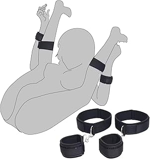 sexx Bondage Wrist Thigh Cuffs BDSM Restraints Set sexx Toys for Women with Adjustable Leg Straps Handcuffs for Couple Be Bangladesh (New)