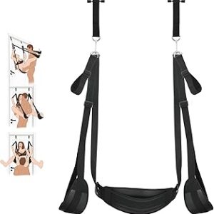 BDSM Door sexx Toys sexx Swing Bondage Slave Leather Soft Plush sexx Slings with Adjustable Straps Hanging Door Handcuffs Le Bangladesh (New)