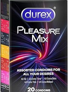 Durex 5 in 1 Pleasure Pack Assorted Condomss 20 units Bangladesh (New)