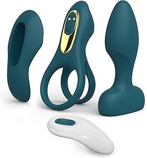 Tracy s Dog Vibratorr Kit for Couples Removable Vibrating Bullet with 3 Silicone Attachments Cock Ring Wearable Panty B Bangladesh (New)