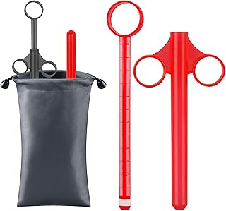 [2PcsStorage Bag] Lube Applicator Syringe with 10ml Precise Scales 6 5&quot Anal Lube Shooter with Air Proof Silicone Cap Re Bangladesh (New)