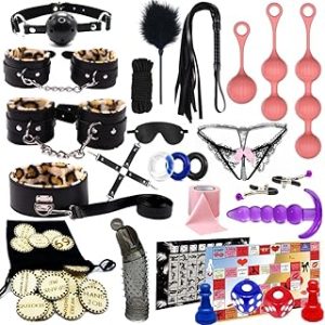 Anal Beads Butt Plug BDSM Bondage Restraints sexx Toys Kit Adjustable Restraints sexx Accessories for Women and Men SM G Bangladesh (New)
