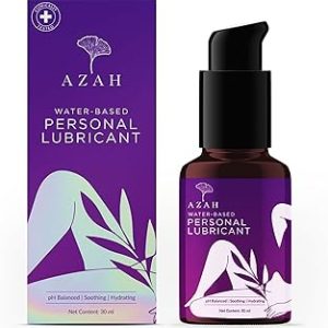 Azah Personal Lubricant [30 ML] Clinically Tested Intimate Lubricant Water Based Aloe Infused Lube for Women Men S Bangladesh (New)