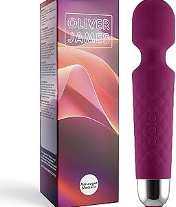 Oliver James Wand Vibratorr for Women Quiet Adult Toy Vibratorr Dildo with 20 Patterns 8 Speeds 6 Hour Battery Life Wa Bangladesh (New)
