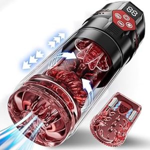 Mrgras Male Masturbator Peniss Pump Male sexx Toys for Men with Upgrade 12 S Vacuum Pump 7 Thrusting Rotating Vibrating Bangladesh (New)