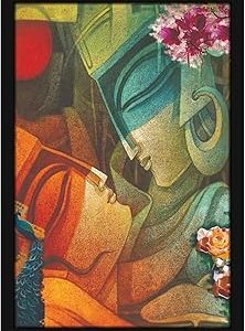 Mad Masters Couple Love Romance Painting Aesthetic Hanging Photo Frame Decorative Item Home Decoration and Wall Decor for Bangladesh (New)