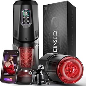 EINSEO Male sexx Toys for Men AI Sync Male Masturbator Stroker Adult Toys with 7 Thrusting Rotating 7 Licking Vibrating Bangladesh (New)