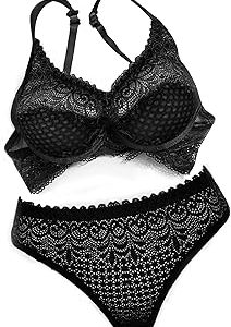 CONTEX MEDIA® Womens sexxy Lingerie Set for Lace Lingerie Set for Honymoon Bridal Bra Panty Set and Swimwear Bangladesh (New)