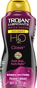 TROJAN Lubricants H2O Closer Water Based Lubricant Personal Lube 5 5 fl oz Bangladesh (New)