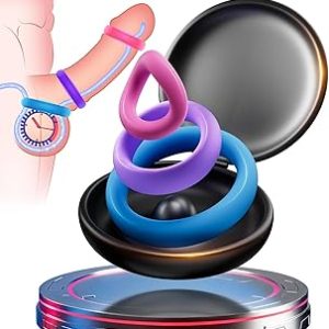 Cock/Peniss Ring Male sexx Toy Colored 85kg Tension Silicone Cock Ring Couples sexx Toys with 3 Pcs Different Sizes for Enh Bangladesh (New)