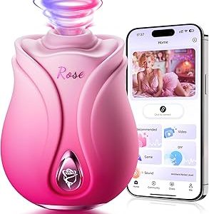 MOOLIGIRL Rose sexx Toy Sucking Vibratorr Womens sexx Toys Adult Toy with 10 Sucking Vibrating APP Control Rose Toy Clit Bangladesh (New)