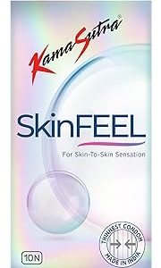 KamaSutra SkinFEEL Thinnest Condom for Men Skin to Skin Sensation Combo Pack of 10 Bangladesh (New)