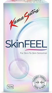 KamaSutra SkinFEEL Thinnest Condom for Men Skin to Skin Sensation Combo Pack of 10 Bangladesh (New)