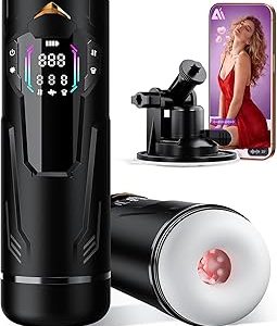 Uoffile sexx Toys for Men Male Masturbator AI APP Pocket Pussyy Mens sexx Toy with 8 Sucking Thrusting Vibrating Adult Bangladesh (New)