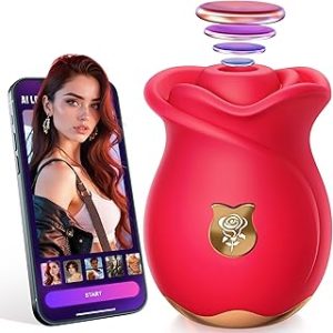 Mooligirl Rose Toy sexx Toys Vibratorr APP Women Adult Toys with 3 Intensity 7 Frequency Sucking 10 Vibrating Rose sexx Bangladesh (New)