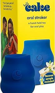 Hello Cake Oral Stroker Tight Ribbed Beaded Interior for Enhanced Oral Play Sensation Easy Handheld Use Body Safe Si Bangladesh (New)