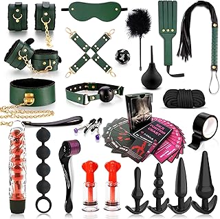 BDSM kit sexx Toys Bondage Restraints Set Anal Butt Plug Toys and Adjustable Handcuffs Collar Ankle Cuff Blindfold sexx Thin Bangladesh (New)