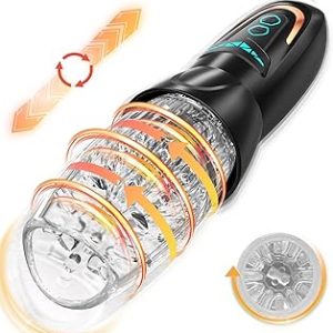 Automatic Male Masturbator sexx Toy with 10 Vibration 8 Thrusting Rotating Patterns Male sexx Toys for Men Peniss Pump M Bangladesh (New)