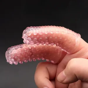 sexxy Finger sexx Toys Set Female G spot Buckle Set Crystal Wolf Tooth Set Dual Finger Granule Set Adult Male and Lesbian Couple Bangladesh (New)