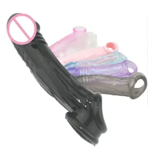 Reusable Delay condom bold Lasting COCK ring Impotence contraceptive Peniss extension sexx product men toys extend dildo Sleeve Bangladesh (New)