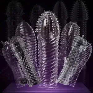 lot Reusable Sleeve Ring Full Cover Peniss Delay Impotence Erection Extensions Extender Condomss Sleeve G point for sexx Adult Men Bangladesh (New)