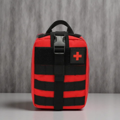 Outdoor Aid Bag Waist Bag Emergency Survival Rescue Handbag Waterproof Camping Medical First Aid Kit Box Bangladesh (New)