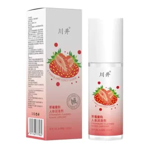 Strawberry Flavored Personal Lubricant 100ml Smooth Water Based Intimate Lube for Couples Long Lasting Easy Clean Up Discreet Bangladesh (New)