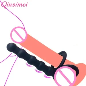 Double Penetration Dildo Peniss Delayed Ejaculation sexx Toys For Couples Anal Beads Butt Plug sexx Ring G Spot Massager For Men Bangladesh (New)