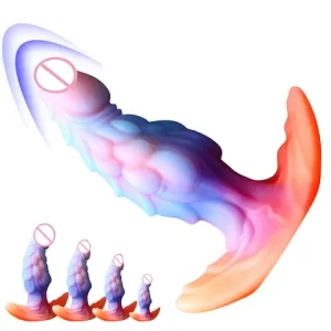 2025 Luminous Monster Dildo Wearable Anal Plug Huge Peniss Alien Anal Dildo For Women Men Masturbator Butt Plug Dilator sexx Toys Bangladesh (New)