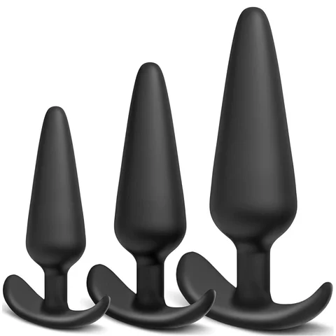 S/M/L sexxy Toys Anal Plug Butt Vibratorr Women/Men Soft Silicone Erotic Anal Plug Training Adults sexx Toys for Couple Women Gay Bangladesh (New)