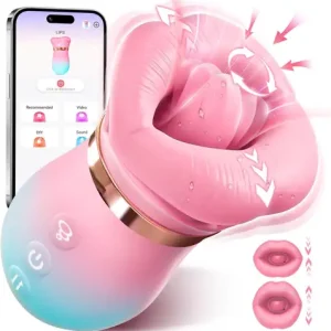 Sucking Vibratorr Tongue Licking Sucker Female Oral Clitoris Nipple Stimulator APP Control Vibrating Vacuum sexx Toys for Couples Bangladesh (New)
