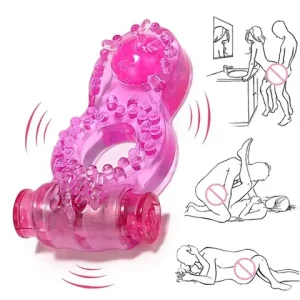 Vibratorr Masturbators Peniss Ring Clit Vibrating Delayed Ejaculation G spot Stimulation Cock Ring sexx Toys For Men Bangladesh (New)