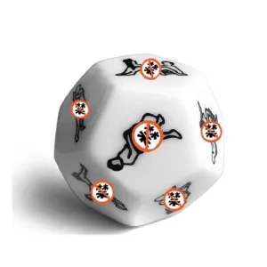 12 faced sexx Dice Erotic Craps Toys Love Dices sexx Toys Couples Luminous Dice sexx Game Bar Erotic Products sexxy Posture Foreplay Bangladesh (New)