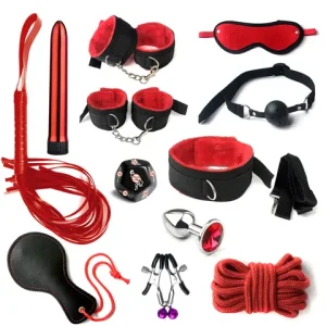 sexx Toys Bdsm sexxual jugetes kit for couples PU sexx Bondage Set Handcuffs sexx Games Shackles Nipple Clamp adult sexxy toys 18 Bangladesh (New)