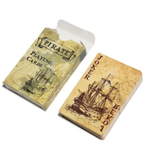 Pirate King Playing Cards Vintage Stype Bridge Card Deck 60x90mm Poker Board Game Cartes Bangladesh (New)