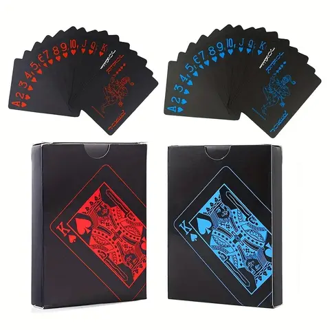 Waterproof PVC Illusionist Poker Cards Durable Aesthetically Enhanced Design Perfect for Game Nights Casino Parties Fam Bangladesh (New)