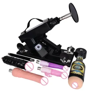 Rough Beast sexx Machine for Women Male Masturbation Pumping Gun with Different 3XLR Dildos Adjustable Speed Machines for Couple Bangladesh (New)