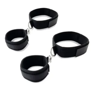 18 Couple BDSM Bondage Kit Soft Adjustable Wrist Thigh Cuffs Beginner Safe Restraints Toy for Women Adult Supplies Bangladesh (New)