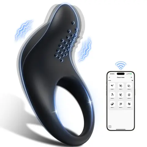 APP Control Vibratorr Cock Ring for Men Delay Ejaculation Peniss Ring sexx Toys Lock Penisring Cockring Adult Male sexx Supplies 18 Bangladesh (New)