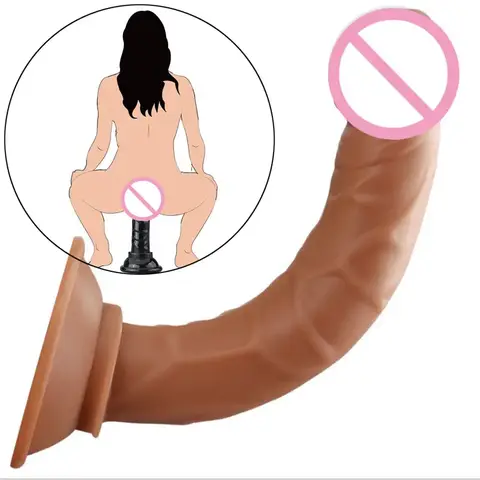 Realistic Dildo With Suction Cup Big Dildo Huge Adults G spot Female Masturbator Flexible Dildos Realistic Peniss Erotic sexx Shop Bangladesh (New)