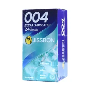 24PCS Jissbon 004 Extra Lubricated Condomss Natural Rubber Latex Condomss Spike Intimate Lubricated Smooth Peniss Sleeves Bangladesh (New)