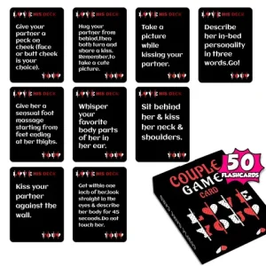50PCS Couple Love Sparks Game Cards Heat Up Couple Relationships sexx Funny Game Card for Adult Lovers Sweet sexx Products Bangladesh (New)