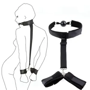 Erotic Bondage Kit for Women Couples BDSM Restraints Handcuffs Ball Gag Fetish Shop 18 Bangladesh (New)